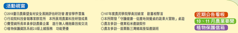 藥毒所簡訊第72期目錄