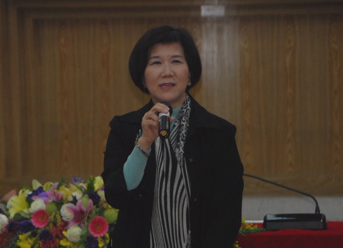 費雯綺所長致歡迎詞。