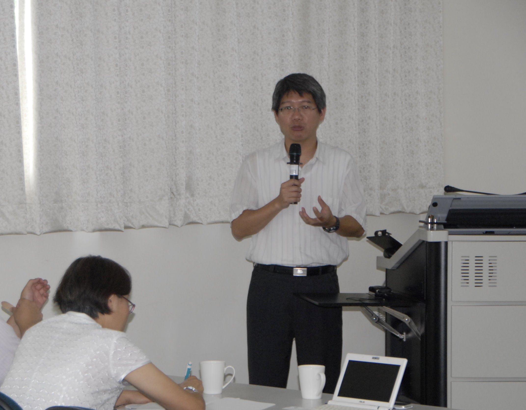 主講人探網科技公司朱天元經理。