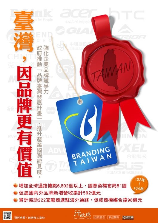 臺灣因品牌更有價值