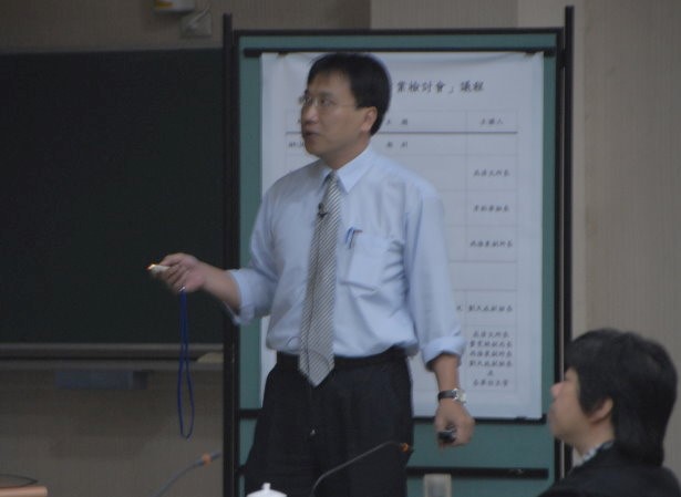 主講人防檢局劉副組長天成。