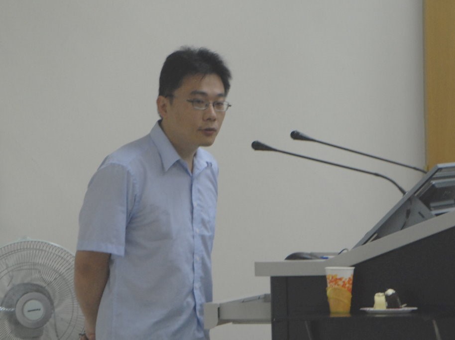 主講人楊俊宏助理研究員。