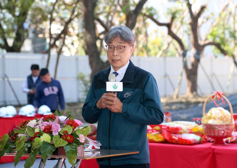 陳駿季部長動土典禮致詞及期許工程圓滿完成