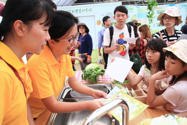 館內每日提供學習單換贈品之食安宣導活動。
