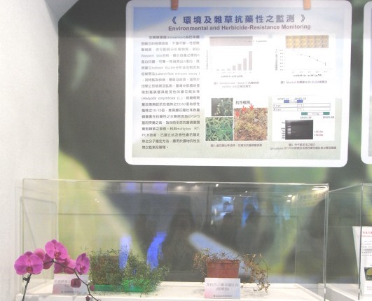 「環境及雜草抗藥性之監測」成果展示。