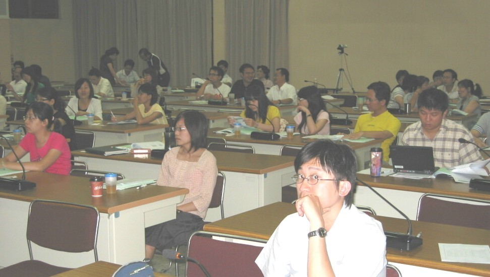 各區域檢驗中心及學校派員參與教育訓練。