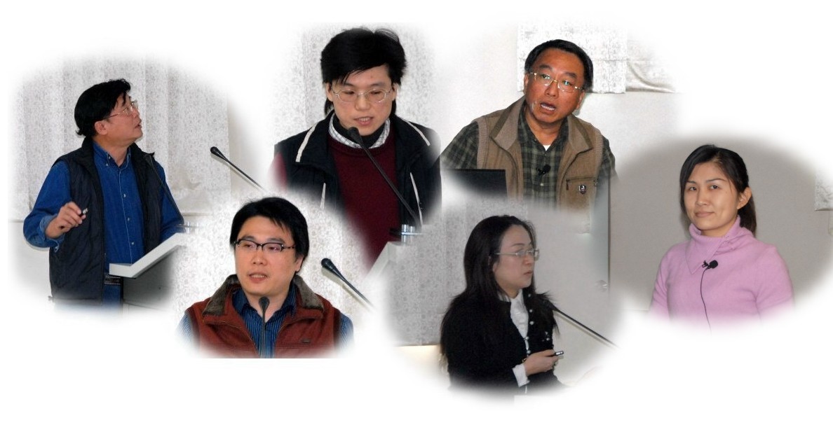 本所同仁作科技計畫簡報情形。