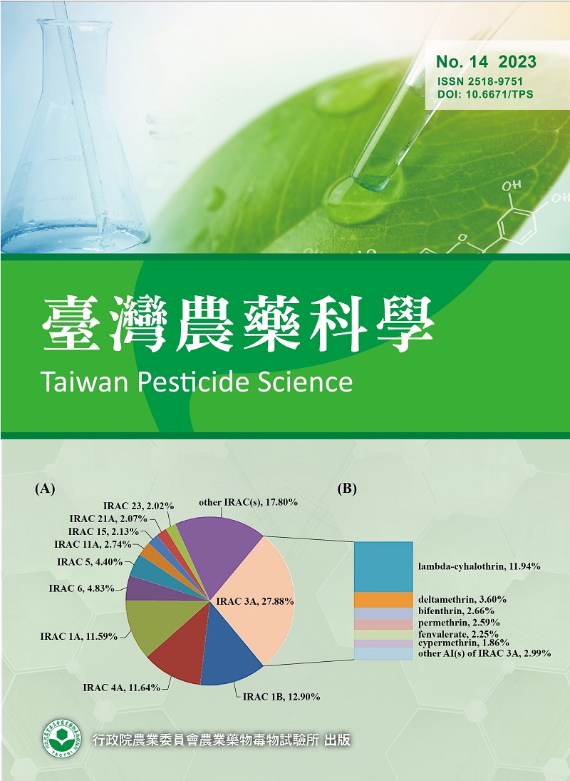 臺灣農藥科學第十四期2023年6月出版