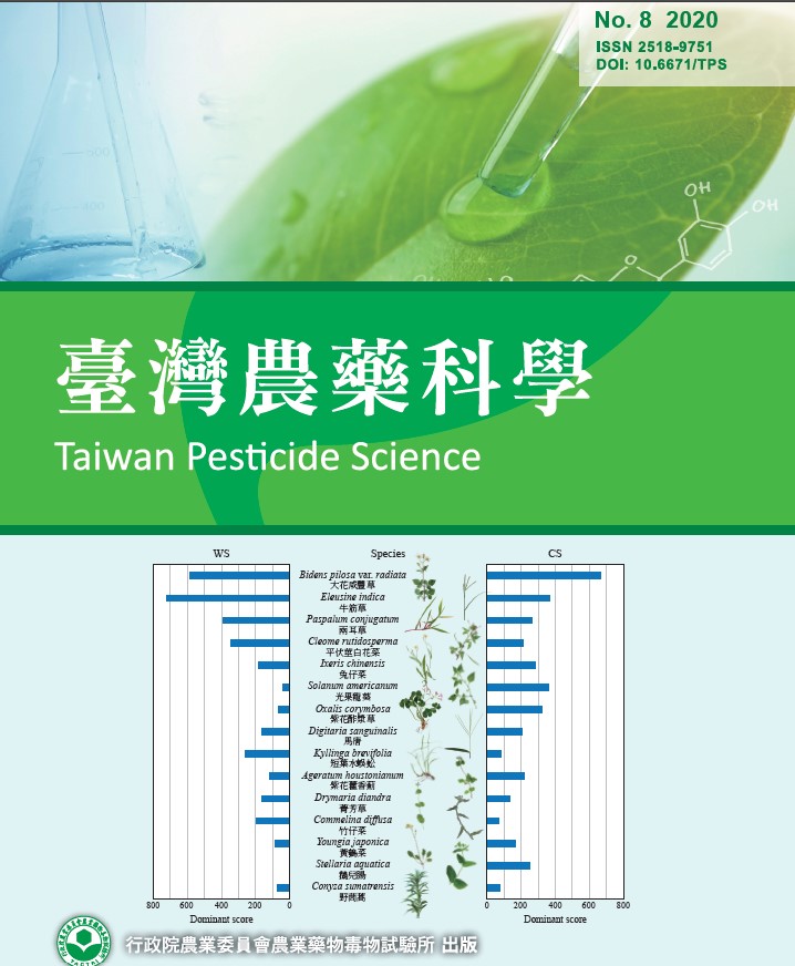 臺灣農藥科學第八期2020年6月出版