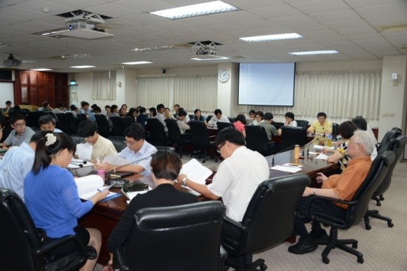 農藥登記審查業務座談會場翦影。