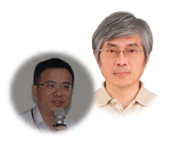 蔡寶隆博士(右)及蔡韙任組長(左)主講優良實驗室操作(GLP)簡介。