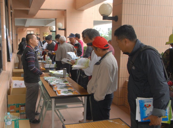生物農藥防治資材展示專區。