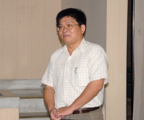 本所ECFA種子講師蔡勇勝博士。