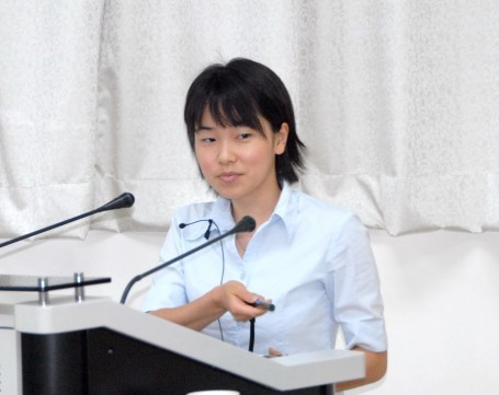 主講者Miwa Tsukuda 小姐。
