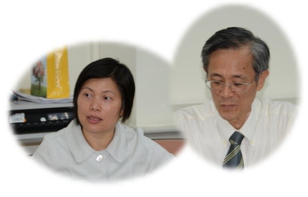 SGS洪金鳳經理及吳錦錫講師。