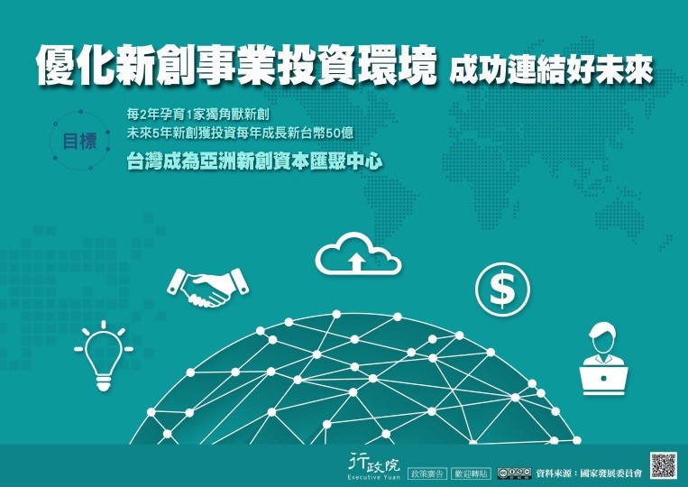 優化新創事業投資環境