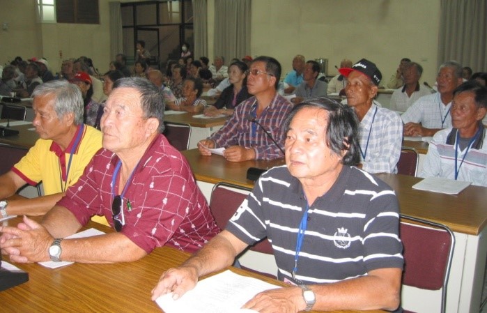竹塘區稻米契作農友。