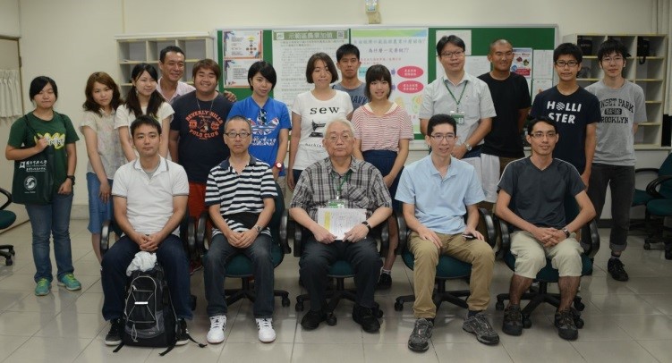 蘇文瀛副所長與東京農業大學師生合影。