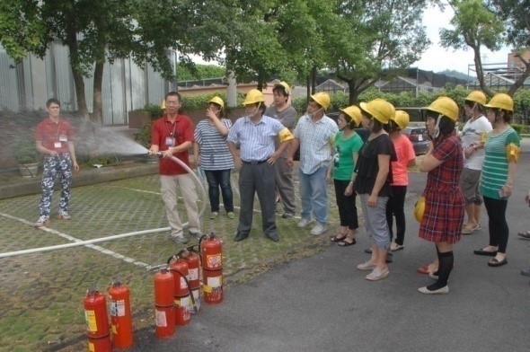 消防水槍操作訓練